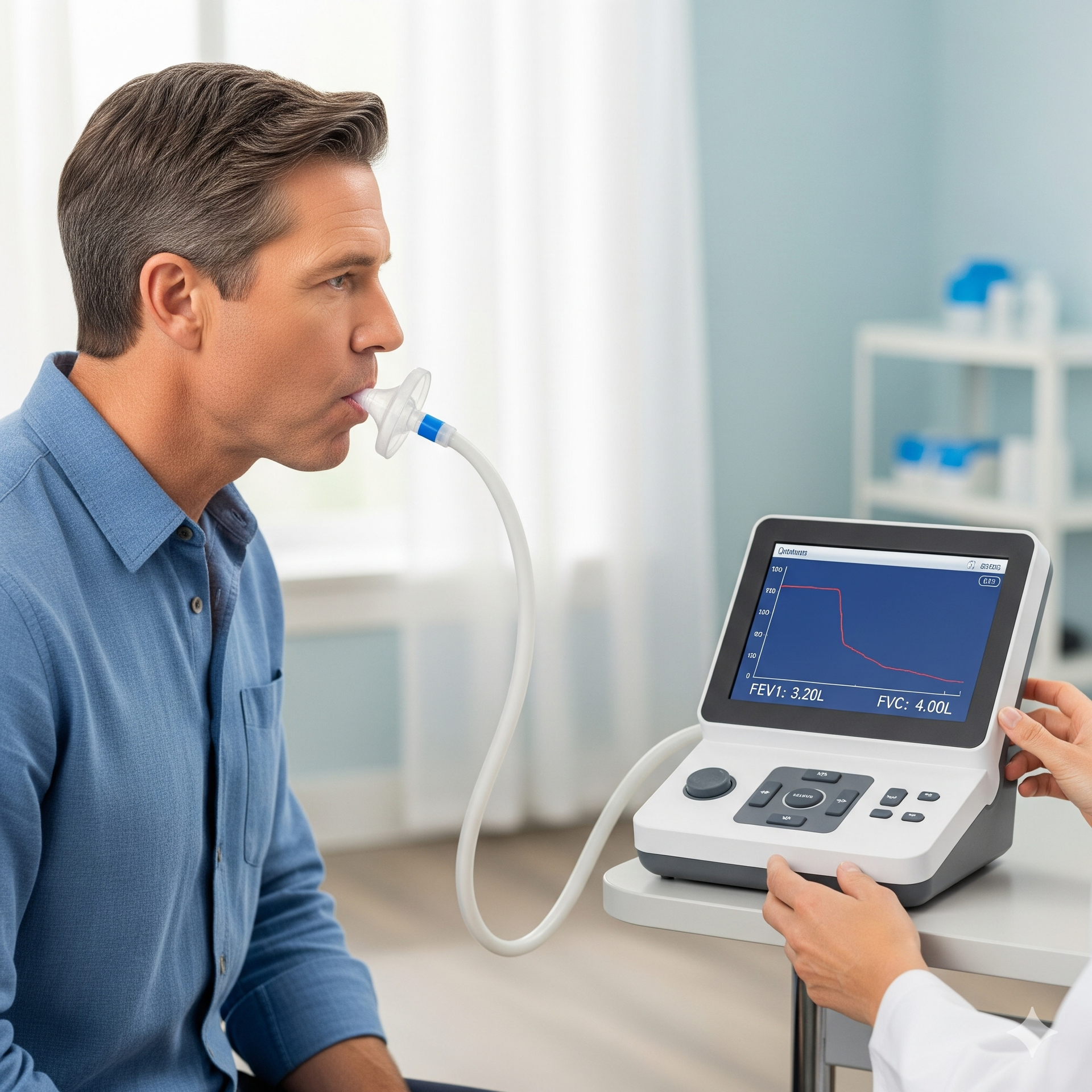 Visita Pneumologica e Spirometria Semplice: Analisi della Funzione Polmonare